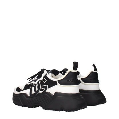 White Leather Chunky Sneakers