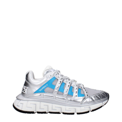 Gray Fabric Athletic Sneakers
