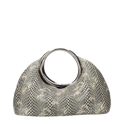 Beige Leather Handbag