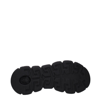 White Fabric Athletic Sneakers