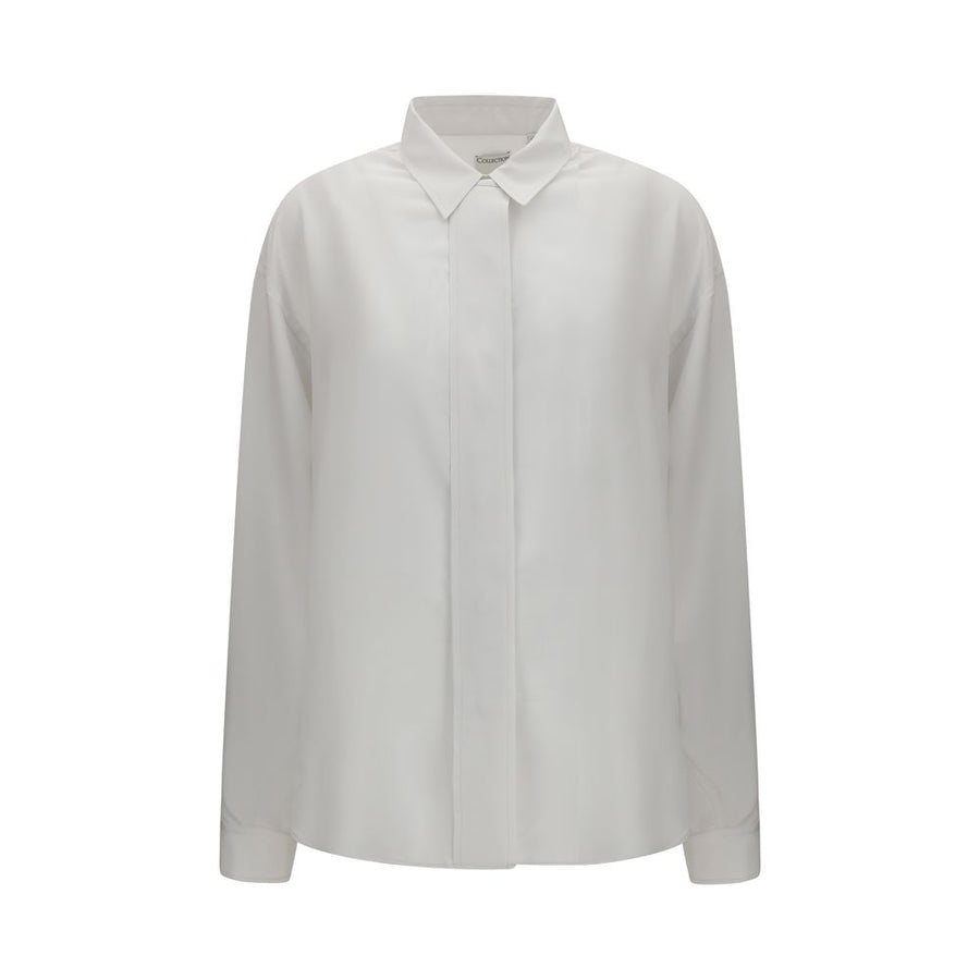 White Silk Dress Shirt