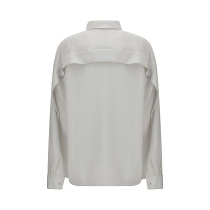 White Silk Dress Shirt