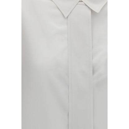 White Silk Dress Shirt