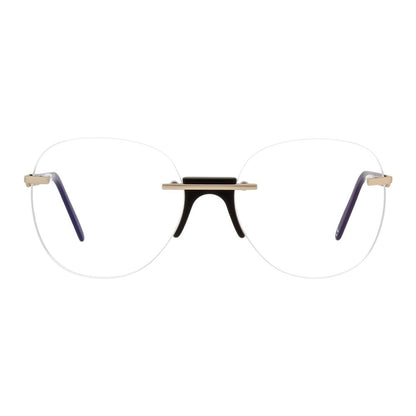 Black Metal Glasses (Frames)