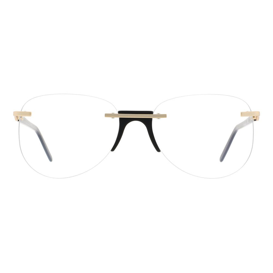 Black Metal & Plastic Glasses (Frames)