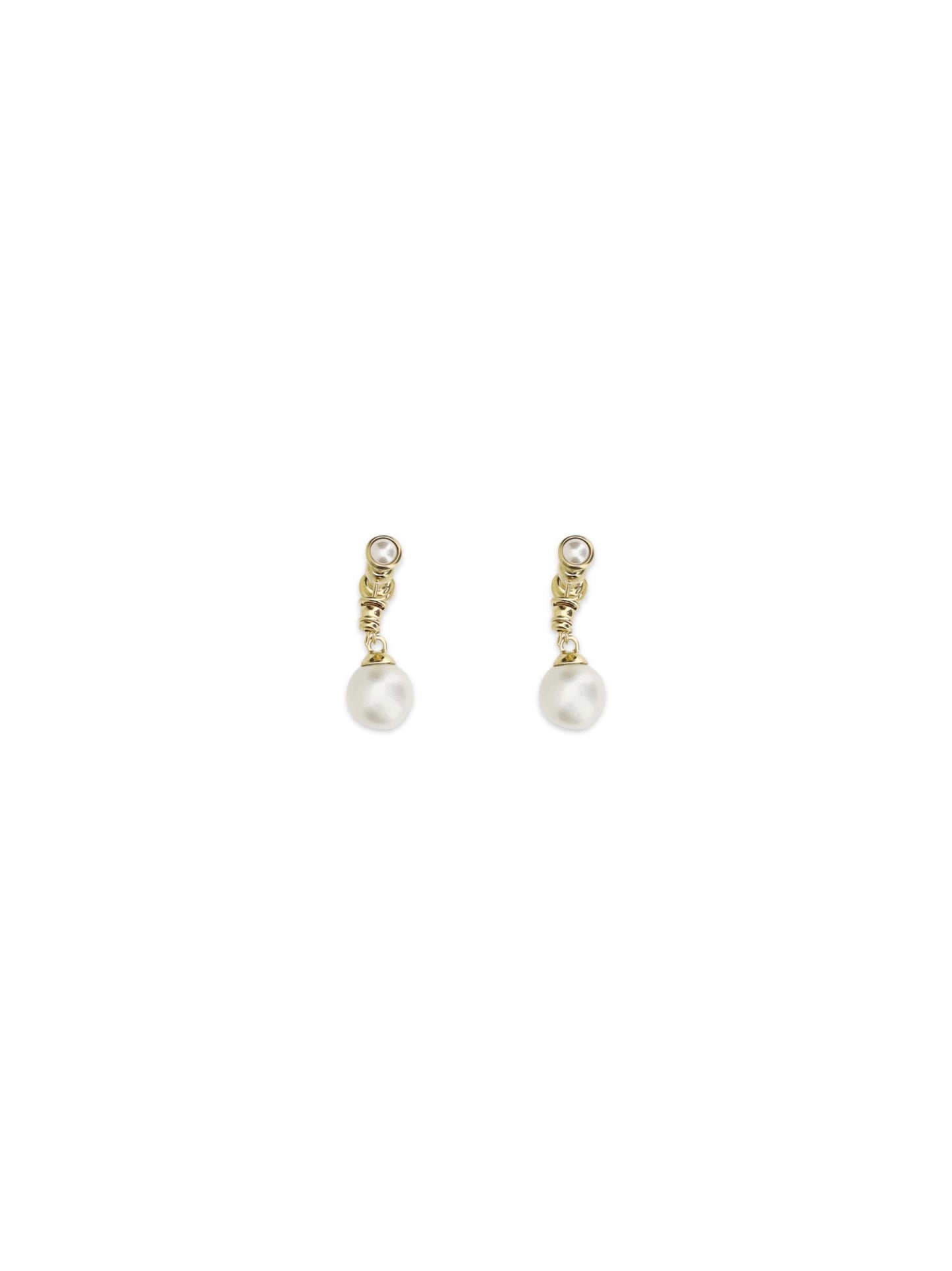 Gold Metal Earrings