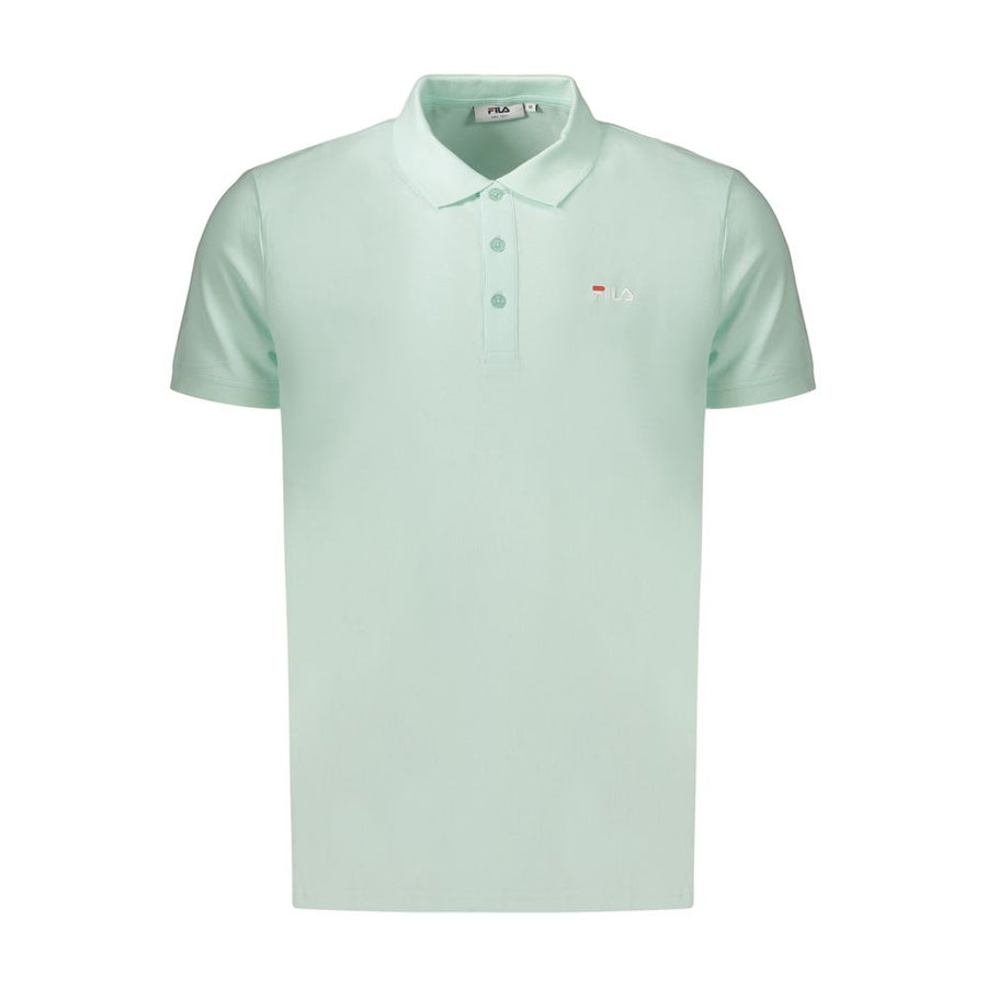 Green Cotton Men's Polo Shirt