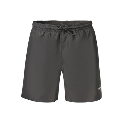 Black Polyester Men's Swimwear