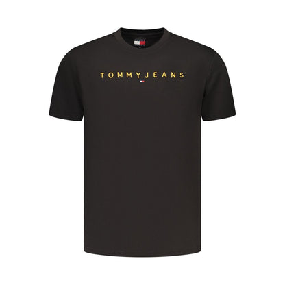 Black Cotton Men's T-Shirt