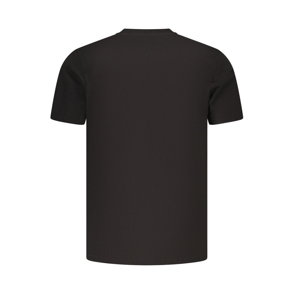Black Cotton Men's T-Shirt