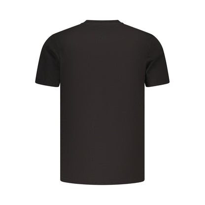 Black Cotton Men's T-Shirt