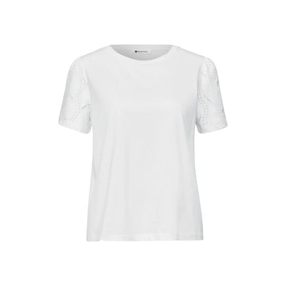 Cream Cotton T-Shirt