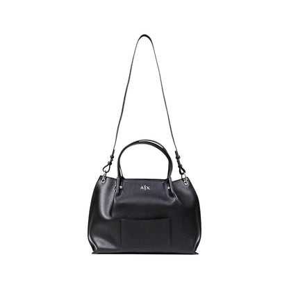 Black Polyester Handbag