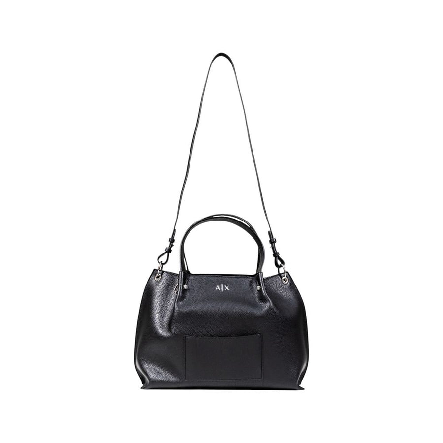 Black Polyester Handbag