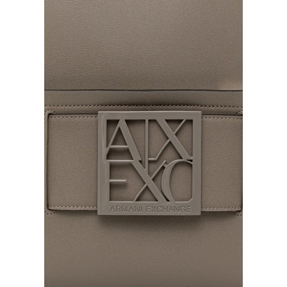 Beige Polyethylene Backpack