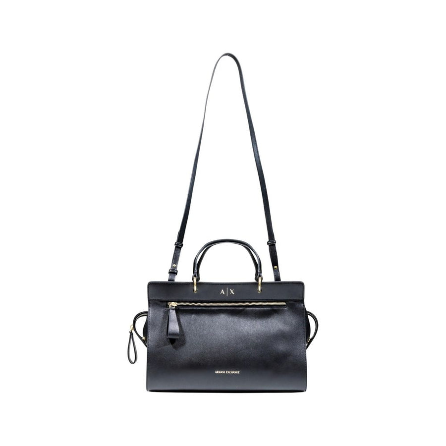 Black Polyester Handbag
