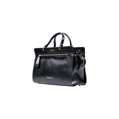 Black Polyester Handbag