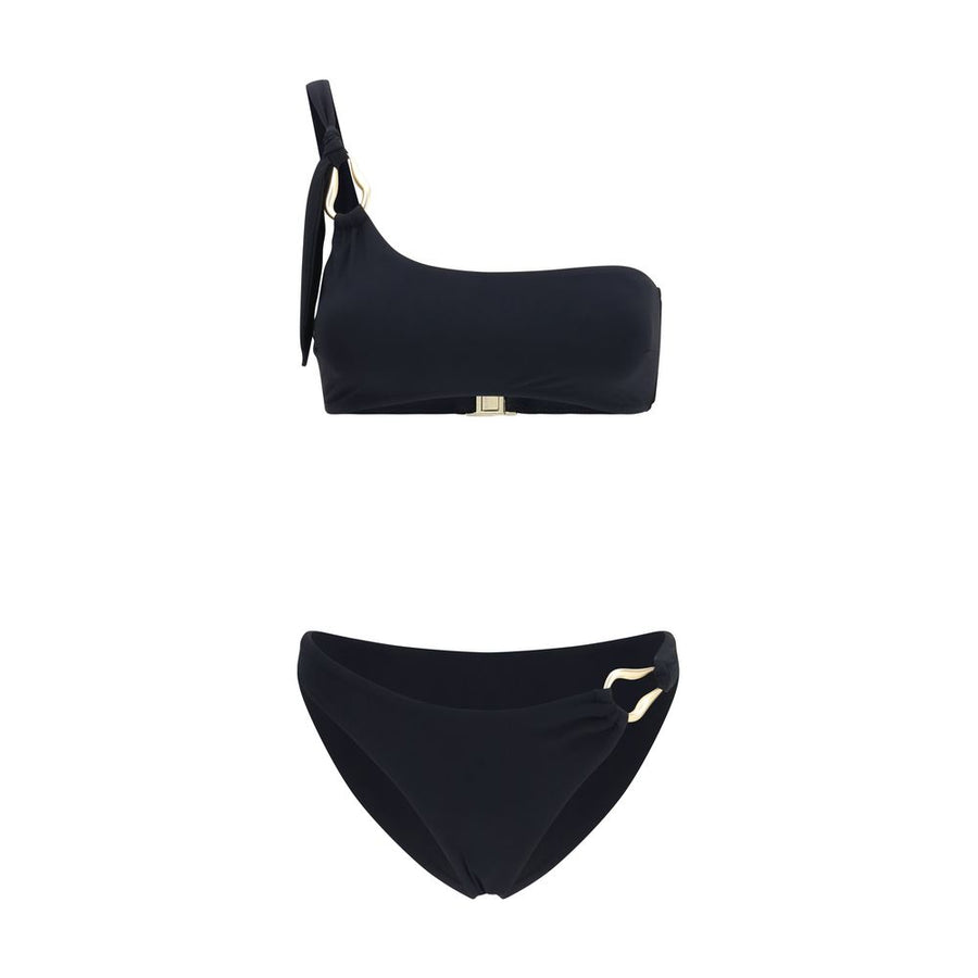 Black Elastane Bikini