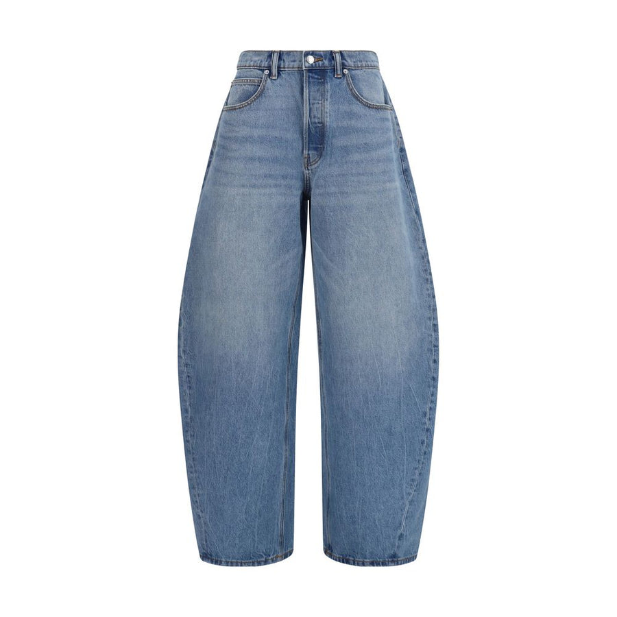 Blue Cotton Jeans Denim