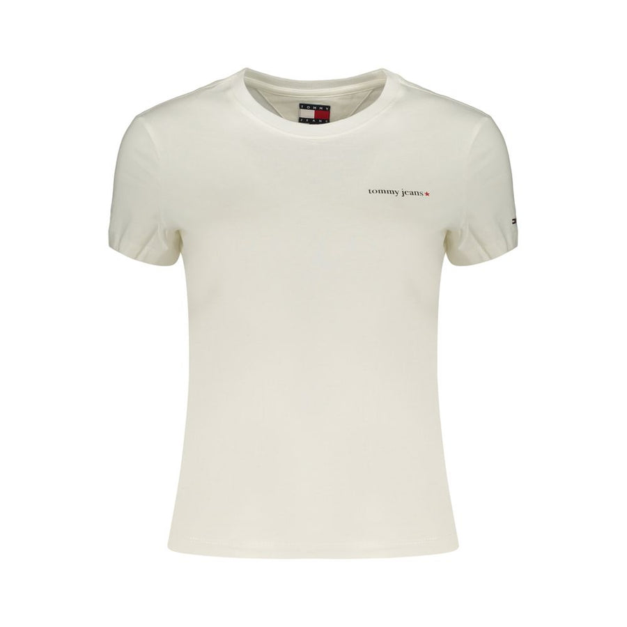 White Cotton Women's T-Shirt