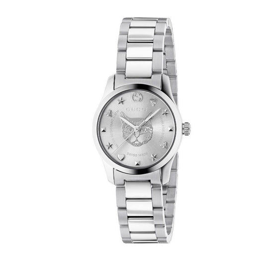 Gray Stainless Steel Dress Watch