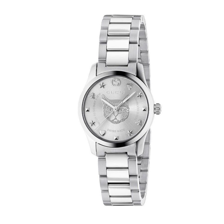 Gray Stainless Steel Dress Watch