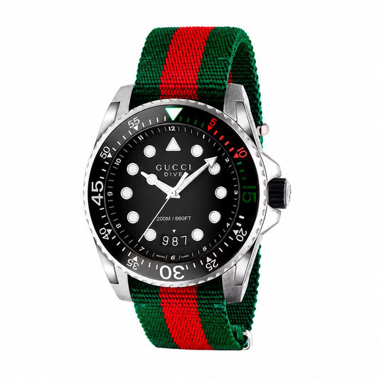 Multicolor Nylon Sport Watch