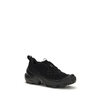 Black Nylon Athletic Sneakers