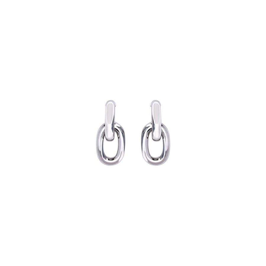 Silver Resin Earrings