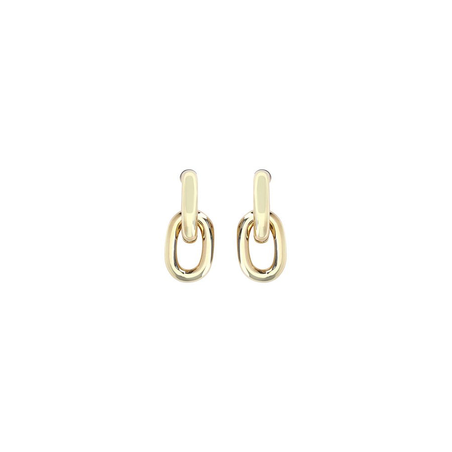 Gold Resin Earrings