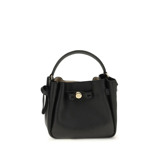 Black Calf Leather Bos Taurus Backet Bag
