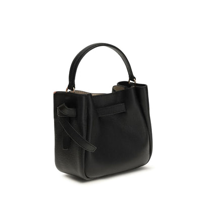 Black Calf Leather Bos Taurus Shoulder Bag