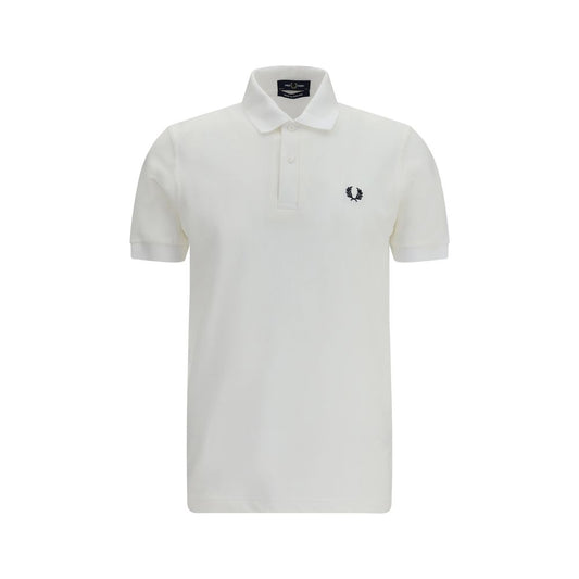 White Cotton Polo Shirt