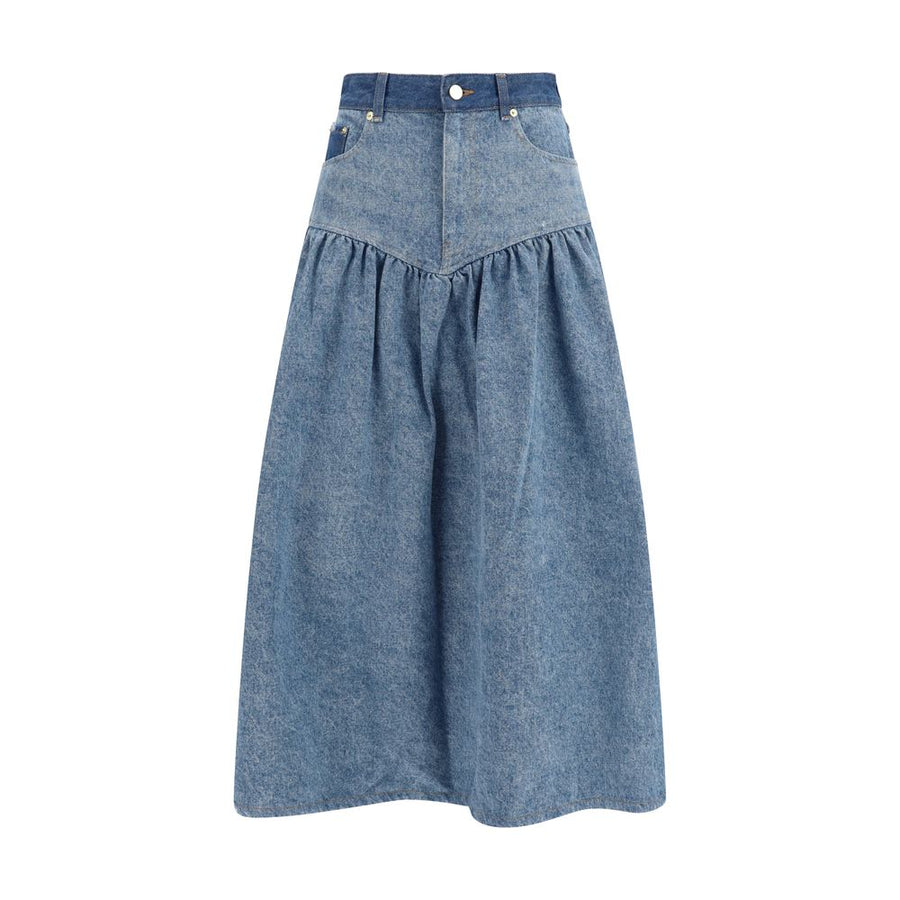 Blue Denim Skirt