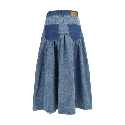 Blue Denim Skirt