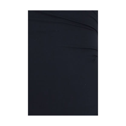 Black Polyamide One-Piece Swimsuit