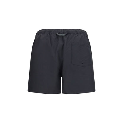Black Recycled Polyester Short And Mini Shorts