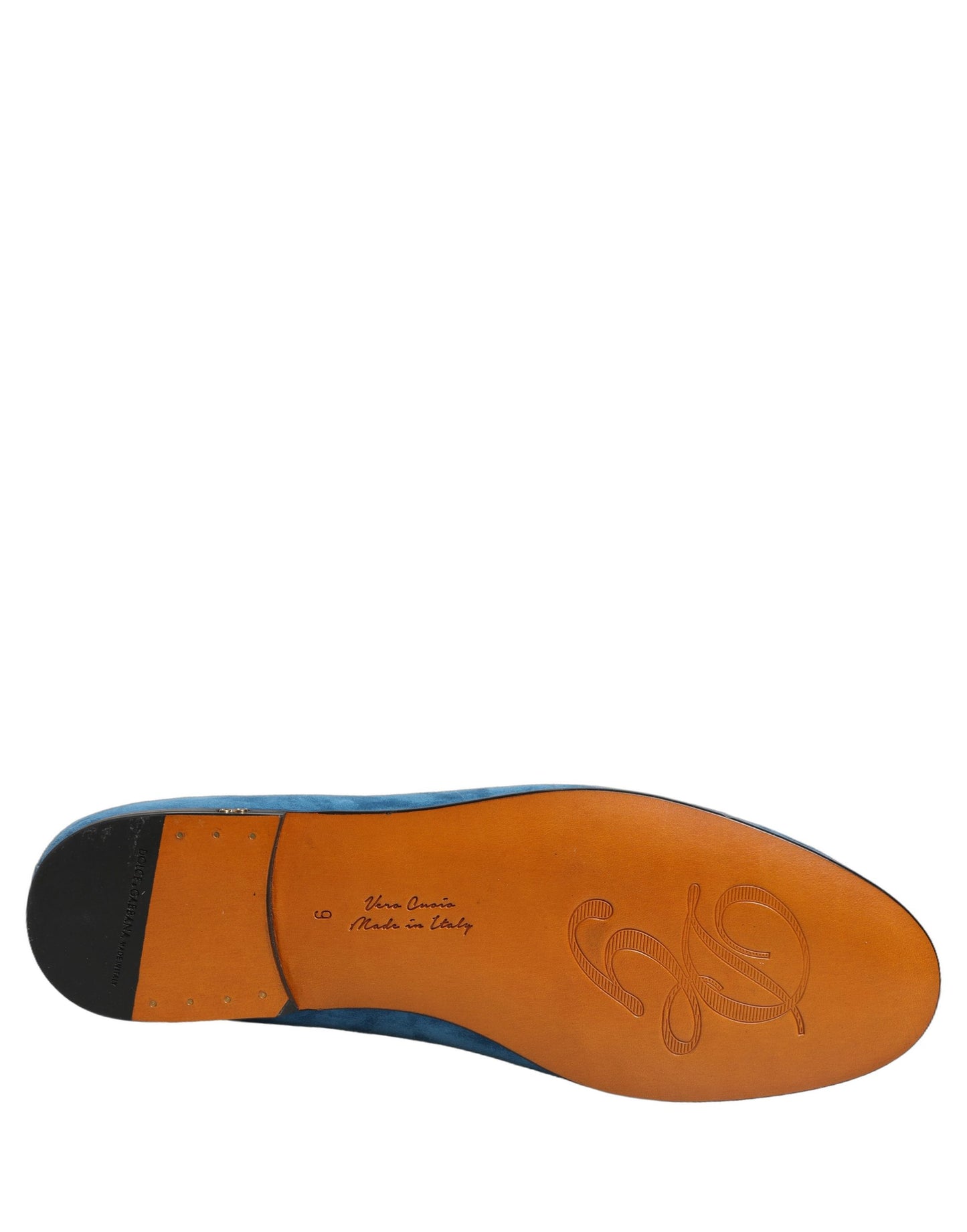 Blue Velvet Slip On Men Flats Loafers Shoes