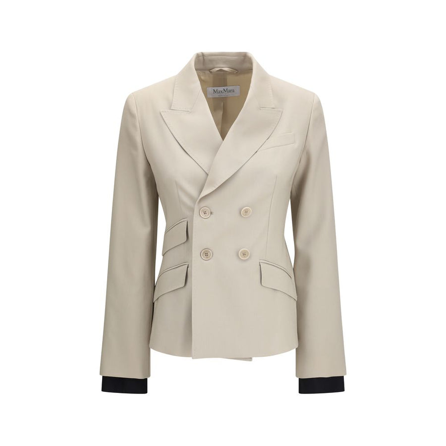 Beige Wool Oves Aries Blazer