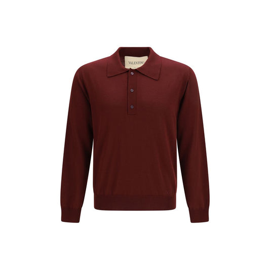 Bordeaux Wool Oves Aries Polo Shirt