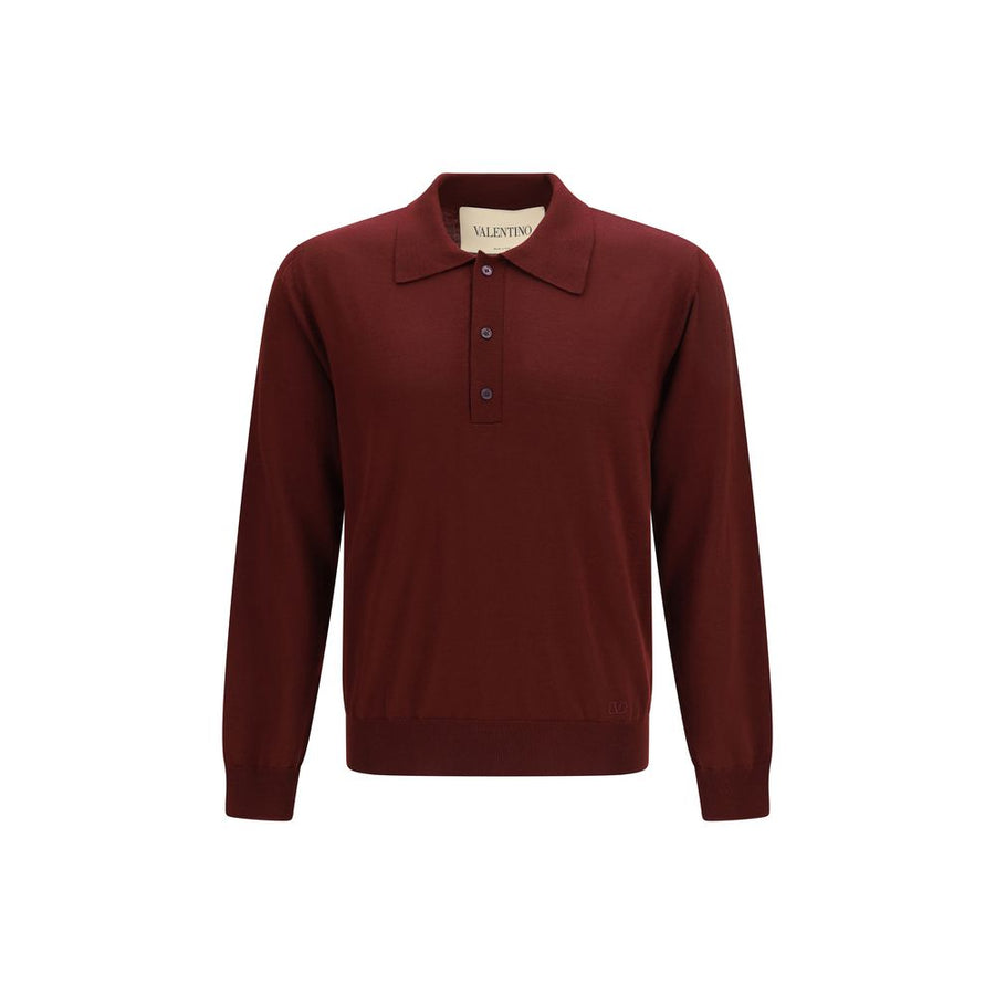 Bordeaux Wool Oves Aries Polo Shirt