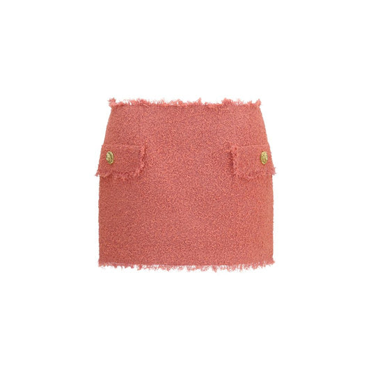 Multicolor Wool Oves Aries Mini Skirt