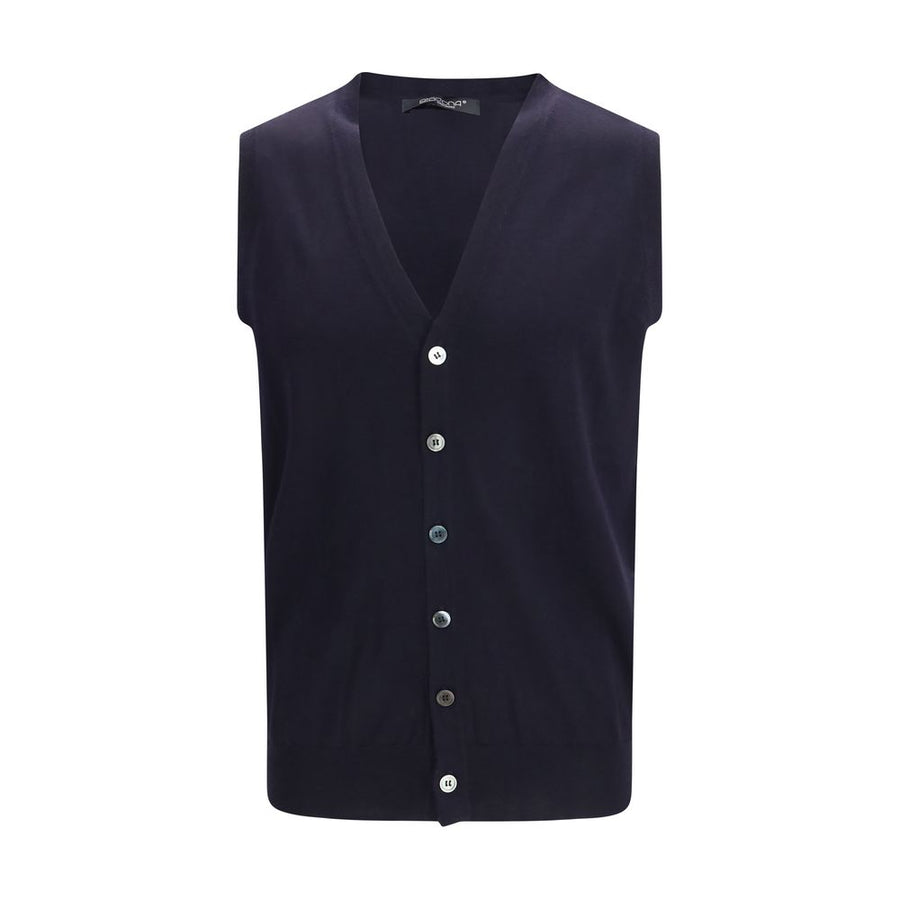 Blue Wool Oves Aries Sleeveles Sweater