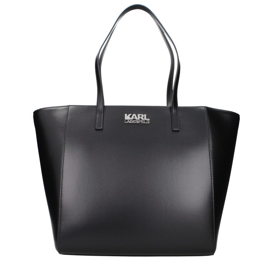 Black Polyethylene Shoulder Bag