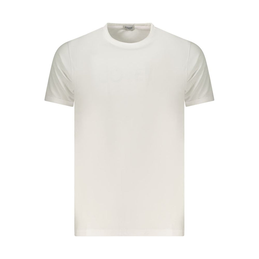 White Cotton Men's T-Shirt