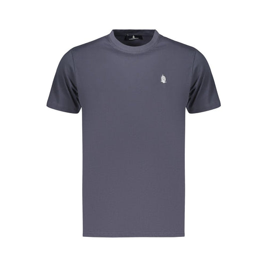 Blue Cotton Men's T-Shirt