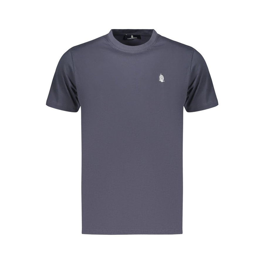 Blue Cotton Men's T-Shirt