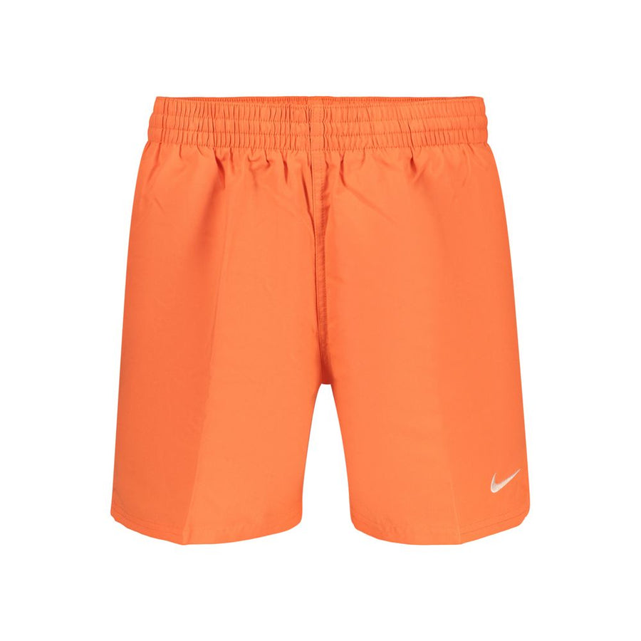 Orange Polyester Men's Swimwear Shorts