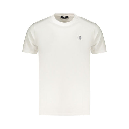 White Cotton Men's T-Shirt