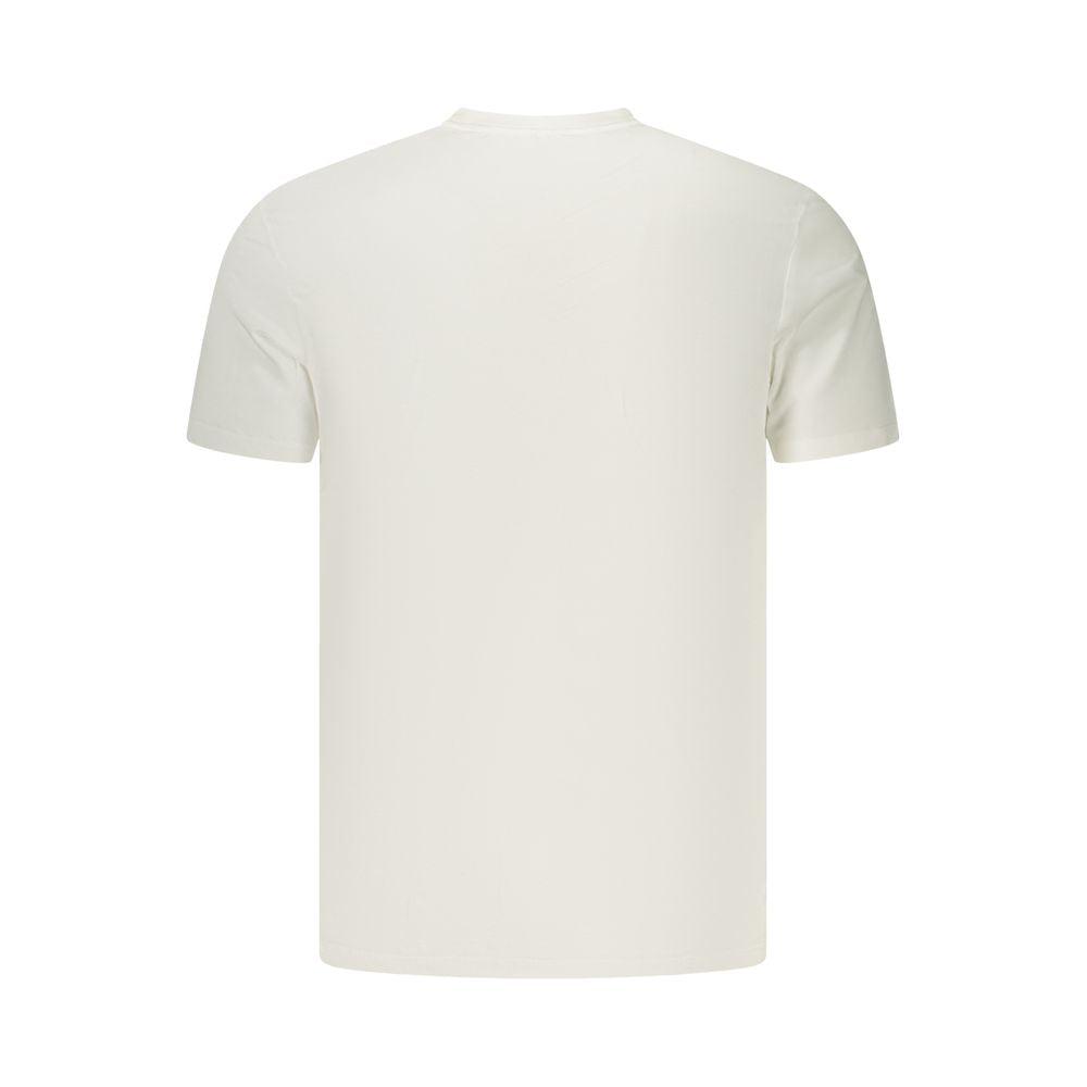 White Cotton Men's T-Shirt